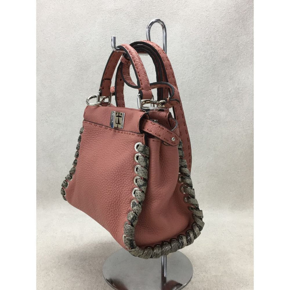 Fendi Peekaboo Mini Celeria Python Handbag - image 2